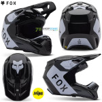 Moto oblečenie - Prilby, Fox V1 Lean helmet, čierna