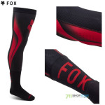 Fox Flexair knee brace sock, fluorescent red