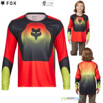 Fox Yth Ranger LS jersey Revise, red/yellow