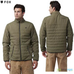 Fox Howell puffy jacket, olive green