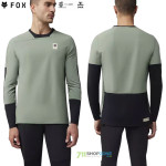 Cyklo oblečenie - Pánske, Fox Defend Thermal jersey, šalviovo zelená