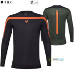 Cyklo oblečenie - Pánske, Fox Flexair Aviation LS jersey, dark sage