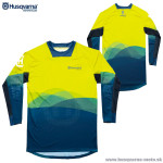 Moto oblečenie - Dresy, Husqvarna Gotland shirt 2021 yellow, žltá