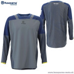 Moto oblečenie - Dresy, Husqvarna Gotland shirt 2021 grey, šedá