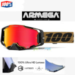 Moto oblečenie - Okuliare, 100% Armega Hiper Glory mx okuliare red lens