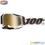 Moto oblečenie - Okuliare, 100% Racecraft 2 Snowbird okuliare, biela