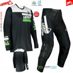 Moto oblečenie - Nohavice, Leatt motokrosový komplet Ride Kit 3.5, čierna