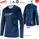 Cyklo oblečenie - Pánske, Leatt MTB 4.0 Enduro LS jersey denim, modrá