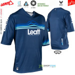 Cyklo oblečenie - Pánske, Leatt MTB 3.0 Enduro jersey denim, modrá