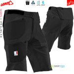 Cyklo oblečenie - Pánske, Leatt MTB 3.0 All-Mtn short black, čierna