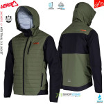 Cyklo oblečenie - Pánske, Leatt MTB 3.0 Trail jacket spinach, zelená