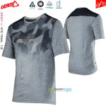 Cyklo oblečenie - Pánske, Leatt MTB 1.0 Trail jersey granite, šedá