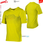 Cyklo oblečenie - Pánske, Leatt MTB 1.0 Trail X-Flow jersey acid, žltá
