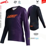 Cyklo oblečenie - Dámske, Leatt MTB 4.0 Gravity Womens jersey purple, fialová