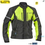 Moto oblečenie - Bundy, Lindstrands Lomsen jacket, black/yellow