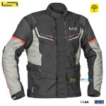 Moto oblečenie - Bundy, Lindstrands textile jacket Sylarna black/light grey, čierno šedá