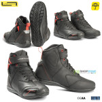 Moto oblečenie - Čižmy, Lindstrands Sport leather moto obuv, čierna