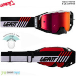 Moto oblečenie - Okuliare, Leatt Velocity 6.5 Iriz okuliare, bielo červená