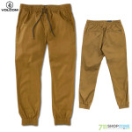 Volcom nohavice Frickin Slim Jogger, dark khaki